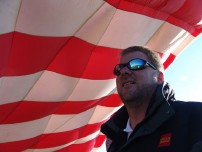 Danny in ABQ 2004 deflating the US Flag Balloon