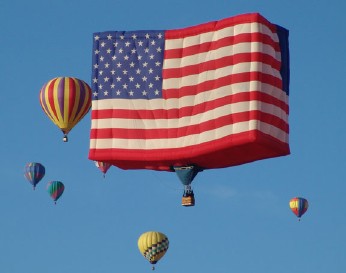 hot air balloon america